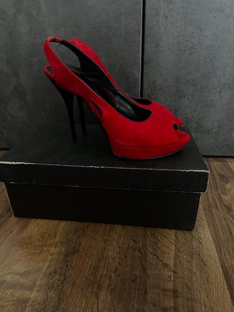 Červené lodičky sebastiano, 39