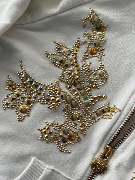 Versace mikina s kameňmi a aplikáciou vel.122, versace,122