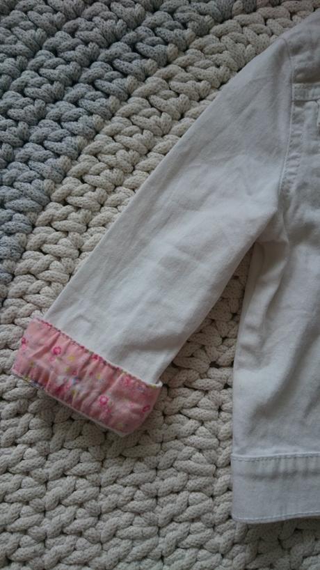 Riflová bundička top stav, young dimension,86