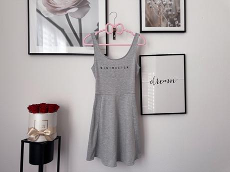Šedé športové šaty, h&m,xs