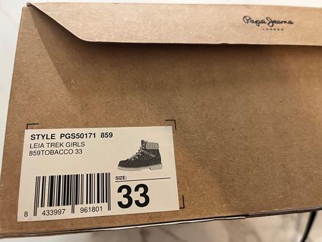 Kotnikove cizmy, pepe jeans,33