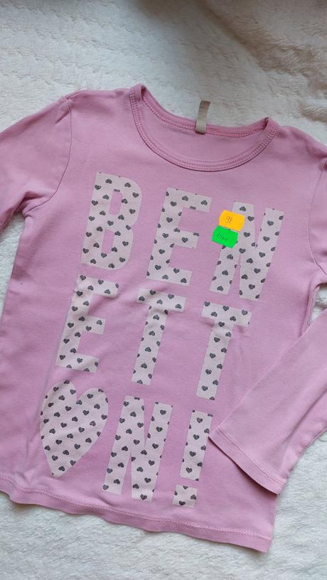 Dlhé tričko, benetton,98