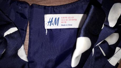 Bodkovaná blúzočka zn. h&m, h&m,98