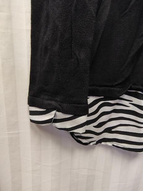 Dámsky čierno biely pulóvrikový top, orsay, m/l, orsay,l