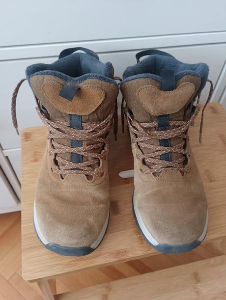 Kožená zimná obuv, quechua,38