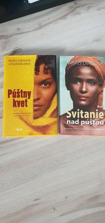 2knihy púštny kvet,  svitanie nad púšťou, 
