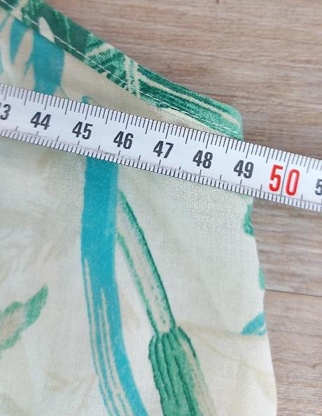 Letné šaty s listami, h&m,m