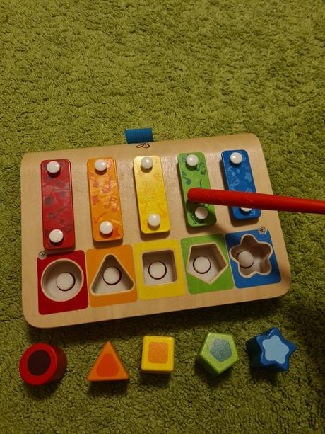 Xylofón vkladačka hape, 