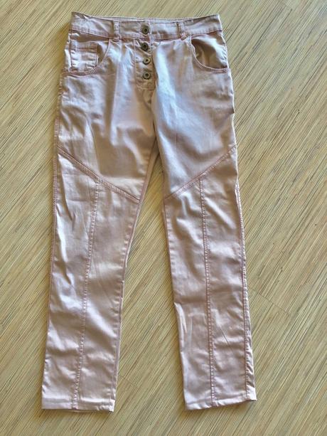 Bledoruzové nohavice /5n, 38