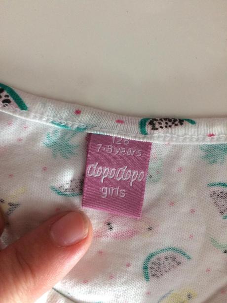 Tieklo a 2 x suknička, spolu 8 eur, dopodopo,128