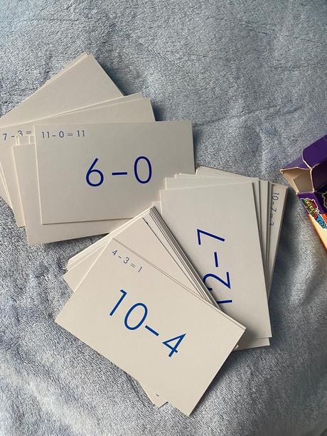 Karty na precvičovanie odčítavania,