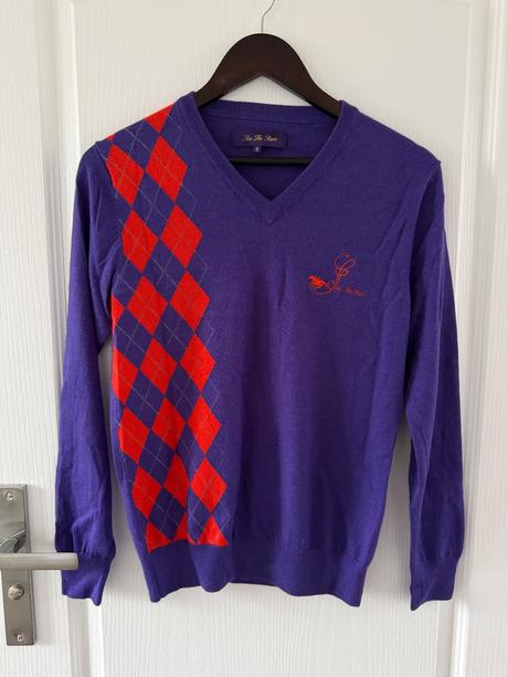 Sveter zo zmesi vlny, hodvábu a kasmiru, s