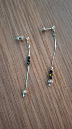 Strieborné náušnice, 