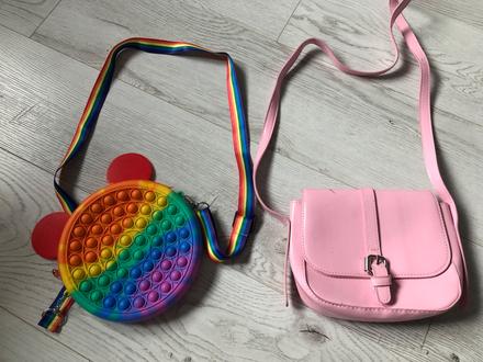 Detske kabelky popit minnie a ružova,