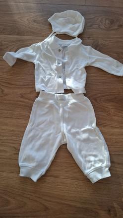 Biela suprava pre babätká, ku krstu, richelieu,56