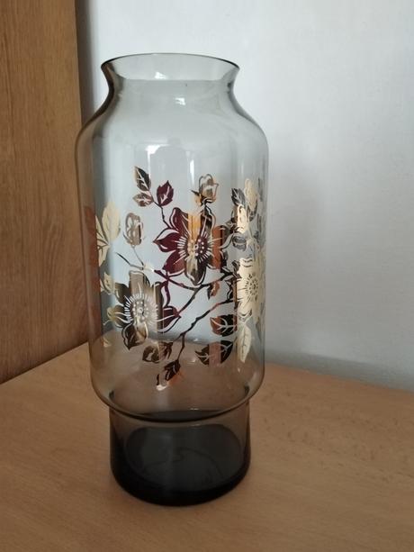 Retro váza- sklo, 