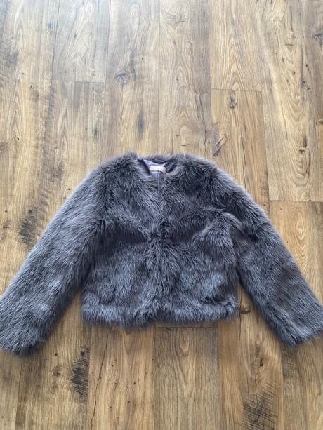 Dievčenský kabát z umelej kožušiny, lipsy london,152