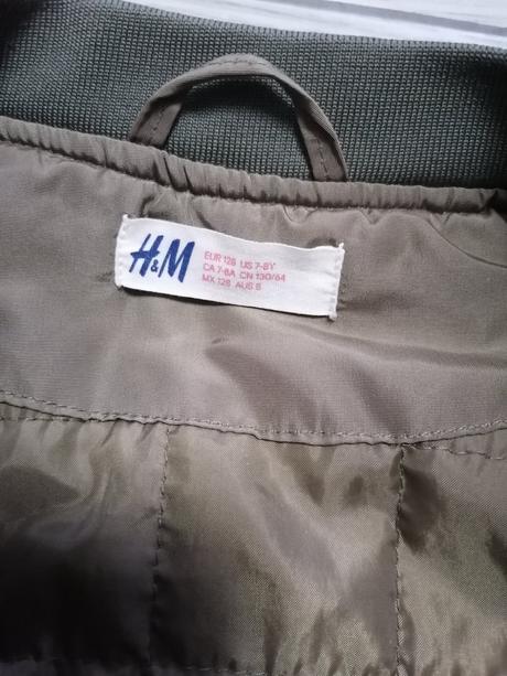 Dievčenská bombera - 128 h&m, h&m,128
