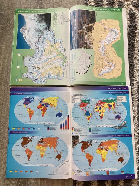 Školské atlasy-prvé vyd.1998,