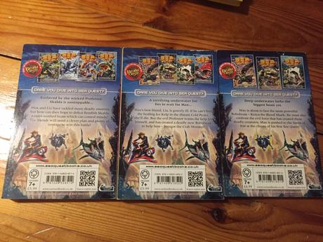 Anglické knihy sea quest,