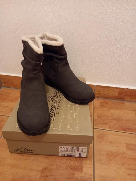 Čižmy dámske, clara barson,36