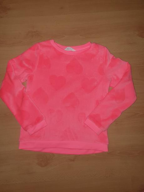 Plyšová mikinka, h&m,134