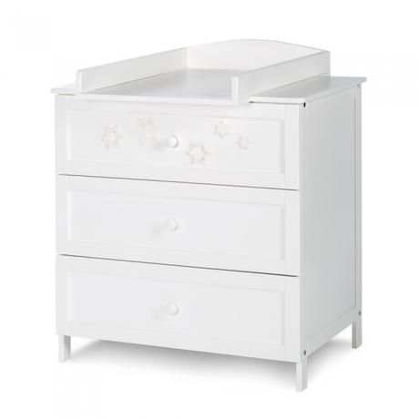 Komoda s prebaľovacím pultom,