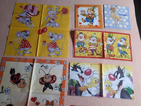 10x servitka na tvorenie,