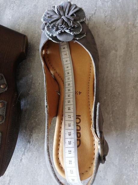 Sandálky gabor v 37,5, vd 23,5 cm, opätok 7,5 cm, gabor,37