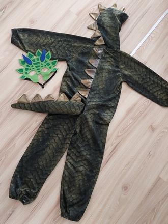 Karnevalových kostým drak / dinosaurus / krokodíl, 