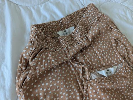 Nohavice a top, h&m,140