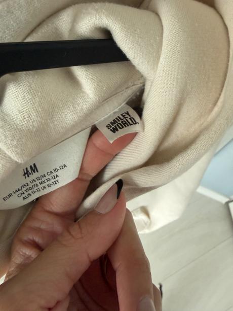Mikina a kapucňou, h&m,152