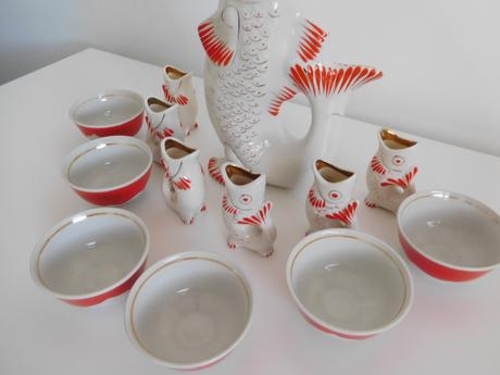 Ryba + 6x rybky menšie + mištička na cukríky 6 x, 