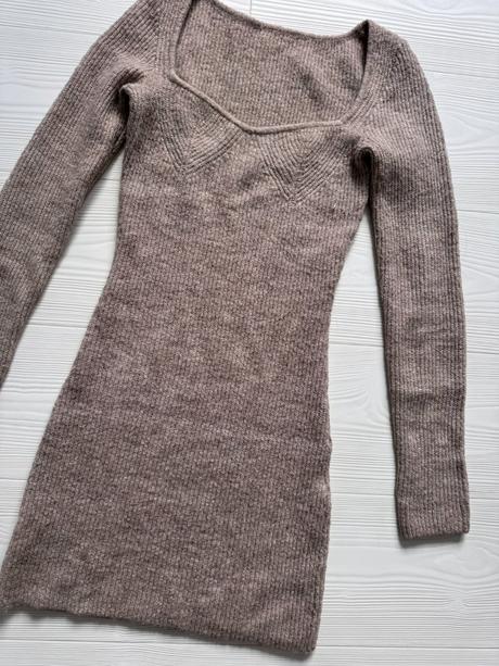 H&m - mäkké pletené šaty, h&m,s