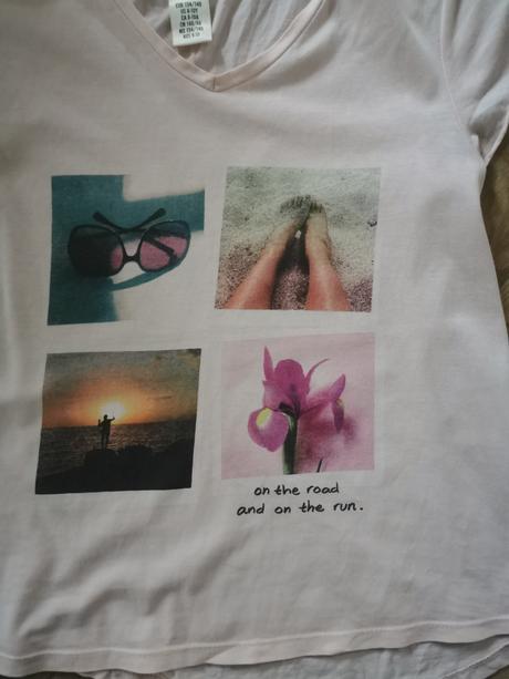 Ružové tričko, h&m,134