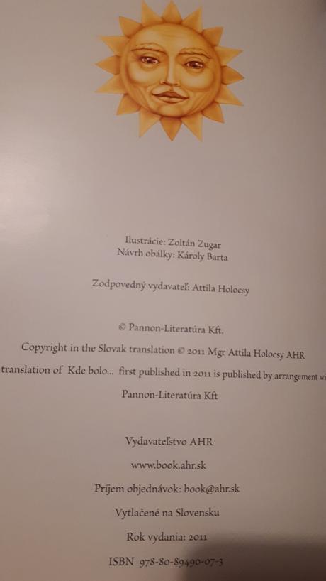 Krásna rozprávková knižka kniha kde bolo...,