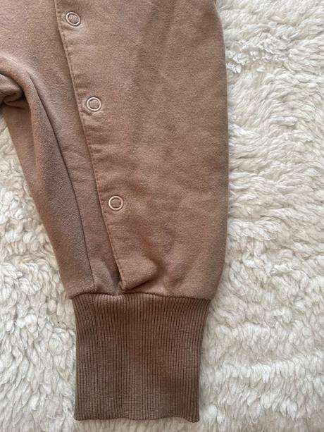 Hnedy bavlneny overal s ciapkou lindex, lindex,68