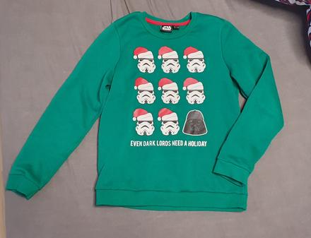 Vianočná mikina, h&m,134