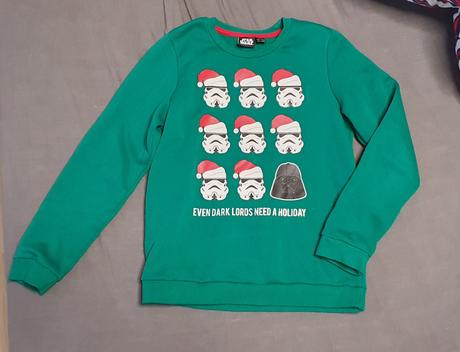 Vianočná mikina, h&m,134