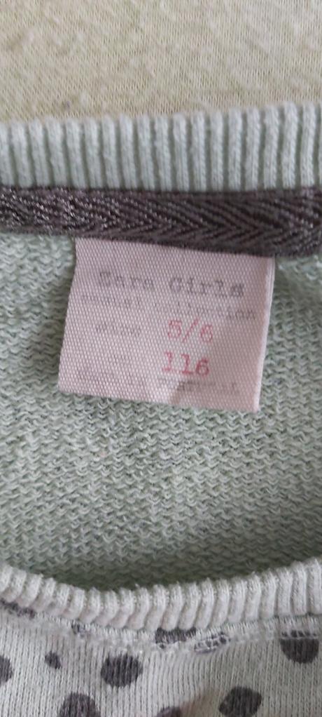 Mikina zelená zara 116, zara,116