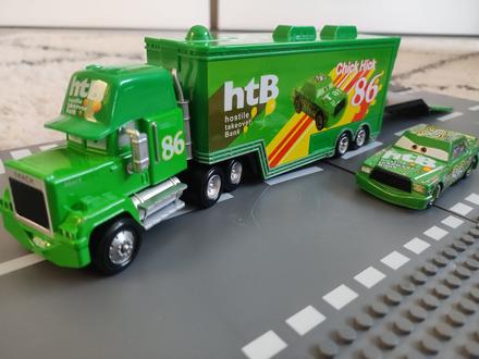 Kamión chick hicks autá cars mcqueen,