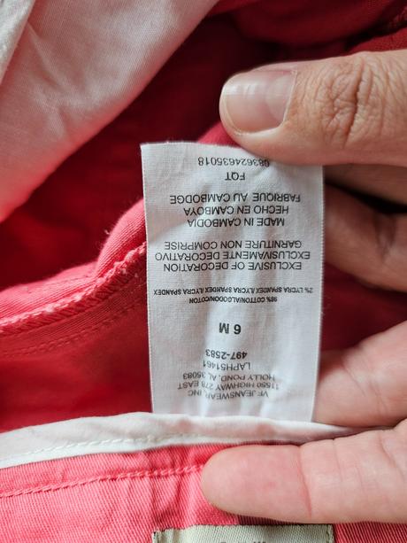 Koralové letné kraťasy s vysokým pásom lee, lee,38