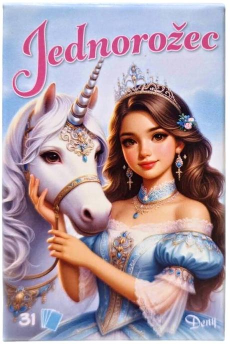 Karty 3 hry jednorožec 31 kariet, 