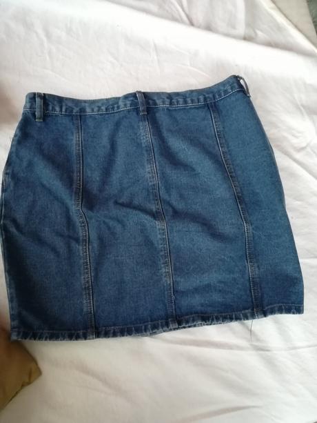 Riflova sukňa, denim,40