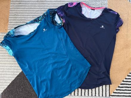 2x tricko na cvicenie/beh, domyos,m
