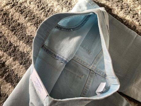 Riflové leggings, h&m,140