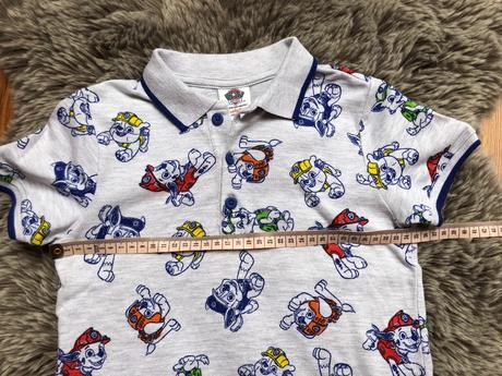 Tričko s golierom paw patrol, f&f,110