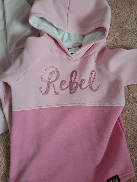 2ks lindex & rebel mikiny pre dievčatko, lindex,98