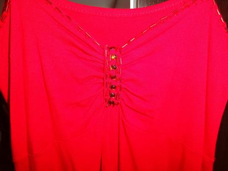 Tričko nariasené pod prsiami, m