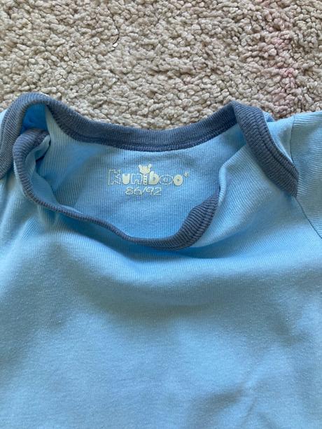 Body s kratkym rukavom, modre, kuniboo,86